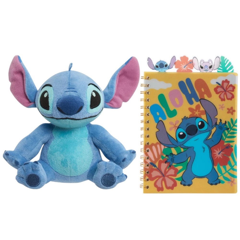 Stitch Aloha Plush & Journal Set